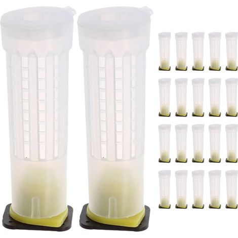 24 Stück Imkerkäfig aus Bruchfestem Material
