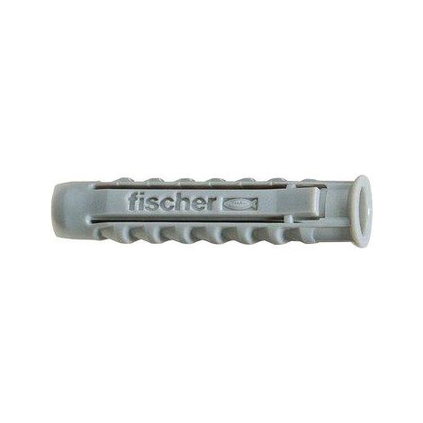 Fischer – Boîte de 25 chevilles nylon SX 12 – Quadruple expansion pour fixation durable – Charge maximale élevée – Pour béton et matériaux pleins