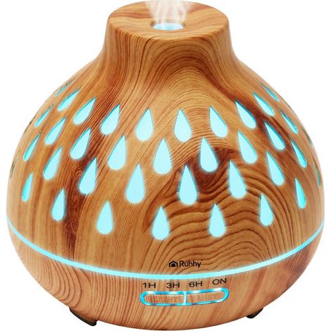 Aromadiffusor luftbefeuchter 400 ml mit led beleuchtung