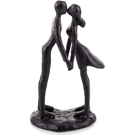 Fer Couple Embrasser Statue - Anniversaire Mariage Souvenir Cadeau pour Elle Femme Petite Amie Mariée Dame Couple (1/5)