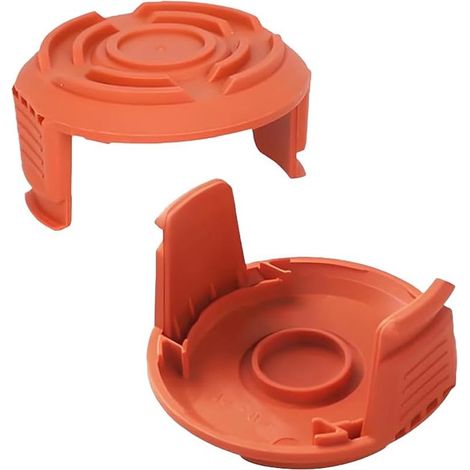 Capuchons de Bobine,Couvercles Bobine pour Débroussailleuse,Compatible avec WORX WG150-180 Spool Cover Caps,2 pièces haute qualité Ws-wo-gz-2p - (1/5)