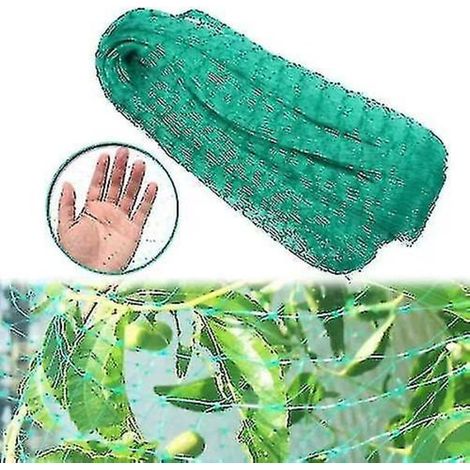 Filet de clôture anti-oiseaux robuste 5 x 10 m pour jardin et cultures (1/5)