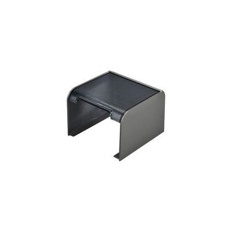 Housse de pluie pour prise extérieure avec design à 90 degrés - Housse de pluie transparente - Housse de protection contre les éclaboussures pour prises d'extérieur (noir) (1/4)
