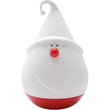 Lampe chauffante de décompression bonhomme de neige en gel de silice pour Noël, veilleuse de bureau ou de chevet lumineuse (1/5)