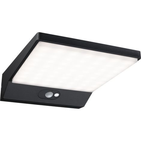 Applique solaire LED Wall Lamp à détection 5 W 3000K 320 lm IP44 gris foncé - (1/5)