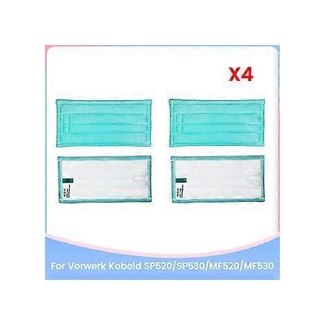 Lot de 4 lingettes de nettoyage pour aspirateur Kobold (1/5)