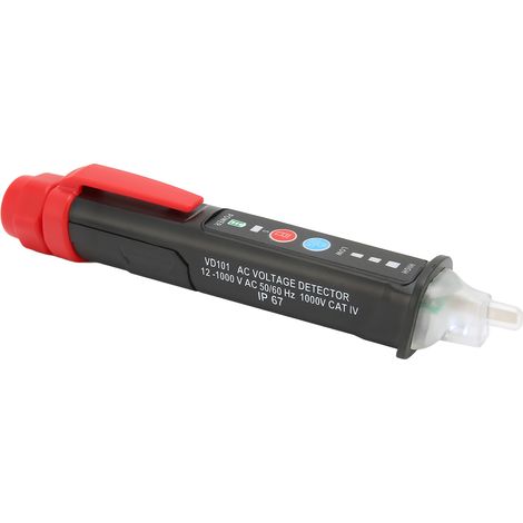 Testeur de Tension sans Contact à Sensibilité Réglable IP67 Imperméable pour Détection de Coupure (1/5)