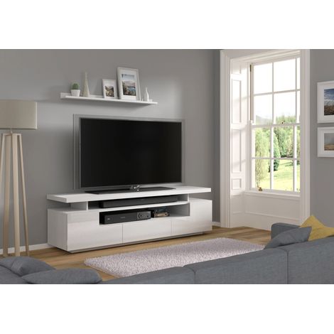 Mobile TV EVA 180 cm bianco lucido