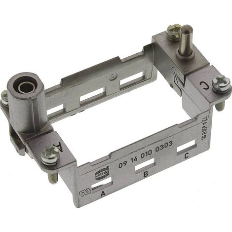 Connettori industriali serie Han® modulo DD - inserti 09 14 010 0303 Harting Contenuto: 1 pz. (1/2)