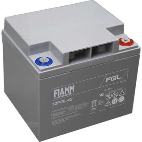 Batteria al piombo ermetica 12V 42Ah - Fiamm 12FGL42