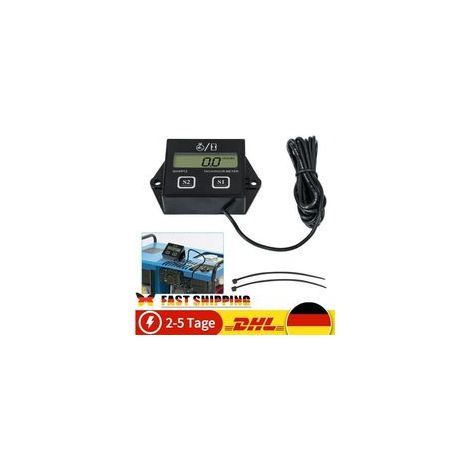 Tachymètre numérique LCD pour tronçonneuse, moto et autres moteurs 2/4 temps (1/5)