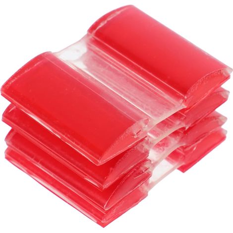 4 pièces auto-adhésifs transparents en acrylique avec couvercle verre, petite pochette pour (1/5)