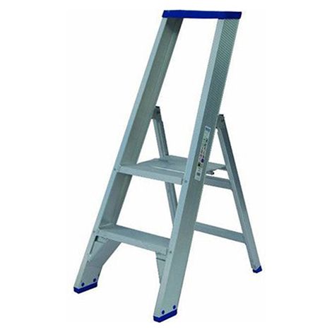 Escabeau alu 2 marches - Hauteur max. de travail 2.50m - PT02 (1/3)