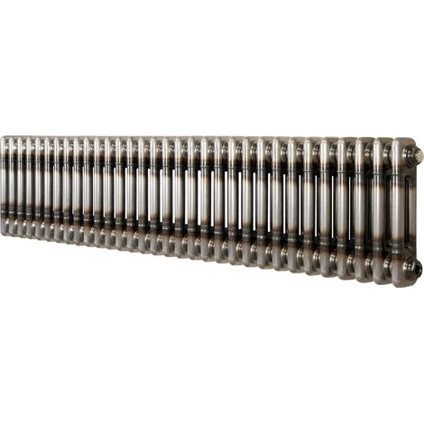 Radiatore 2 Colonne Orizzontale Metallo Grezzo 300x1460 mm