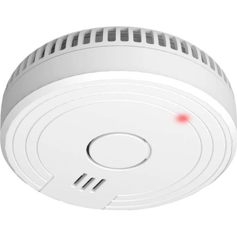 Détecteur de fumée - Conforme à la Norme européenne EN14604, Blanc (1/5)