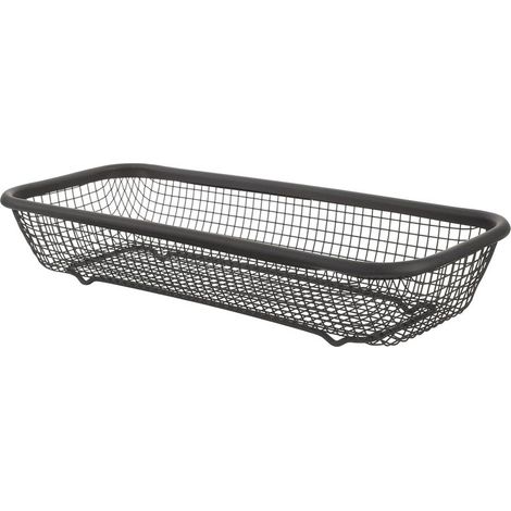 Porte-ustensiles inox, égouttoir compact résistant pour cuisine ordonnée (1/4)