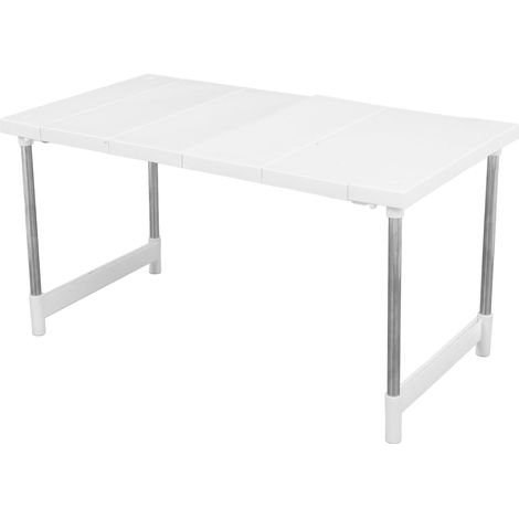 Support Cuisine Multifonction en Métal Extensible, Étagère sous Évier pour Rangement D’Accessoires de Cuisson, Adapté pour Armoire et Comptoir (1/5)