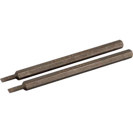 Bahco 2 1/4 Sechskantklingen, 100 mm, Schlitz, 0,6 x 3,5 mm (1/3)