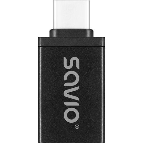 Savio AK-80 adaptateur de cable de video 0 m USB type A USB Type C Noir (1/3)
