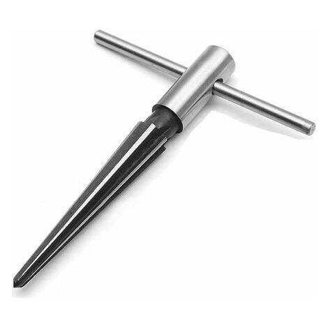 Alésoir Conique à la Main, 5-16mm Alésage Conique Trou de Chanfreinage Outil de Coupe à Tête Fraisée Outil de Coupe pour le Travail du Bois (5-16mm) (1/4)
