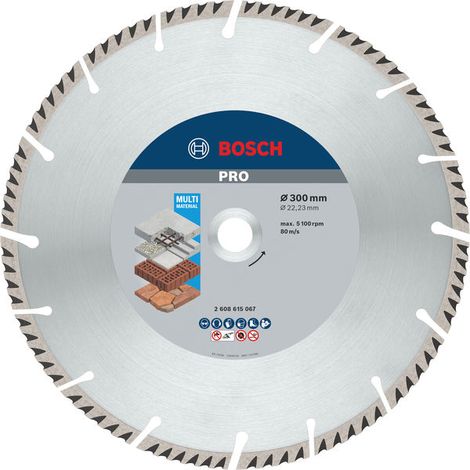 Bosch PRO Multi Material Diamond Disc 300 x 22.23mm 2608615067