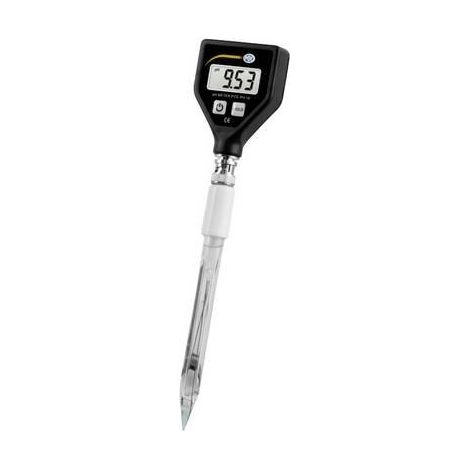 PCE-Instruments medidor de pH compacto negro para suelos preciso