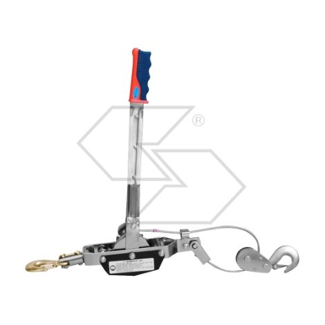 Paranco tenditore peso trainabile 1300 Kg apertura massima 2 m Ø cavo 5 mm