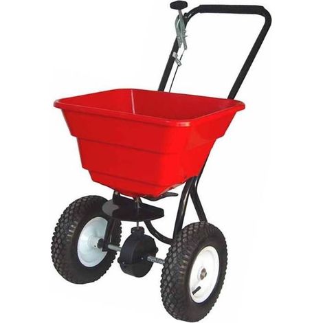 épandeur Rotatif à Pousser D'une Capacité Maximale De 36 Kg Avec Contrôle Du Débit Par Levier, Pneus (1/3)