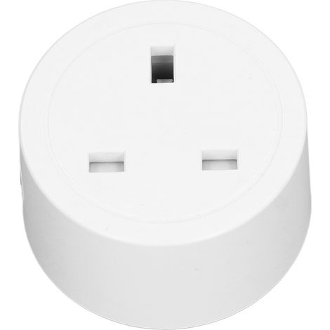 Prise intelligente A7 WiFi pour industrie, contrôle à distance, 100-240V AC, norme britannique, sans fil, compatible domotique, charge 16A, interrupteur programmable. (1/5)