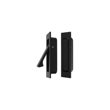 Set di 2 maniglie a scomparsa per porte scorrevoli, in lega di zinco, dimensioni 7,3 x 1,8 cm, per porte scorrevoli e armadi - Crezuo