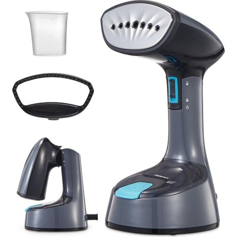 Défroisseur vapeur portable, 1200 W, compact et pliable, vapeur 20 g/min, chauffage rapide en 20 secondes, pas de planche à repasser nécessaire, pour la famille, le bureau et les voyages, 220 V (1/5)
