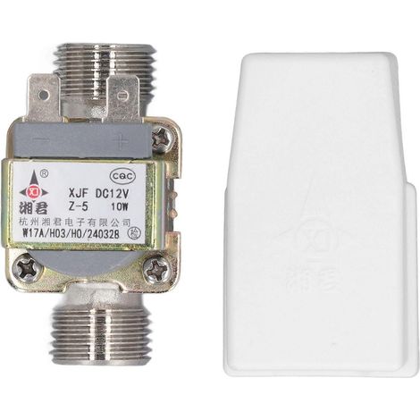 Électrovanne DC12V, vanne de vidange haute température à filetage G1/2 pouce, compatible avec les lave-linge, lave-vaisselle, etc. (1/4)