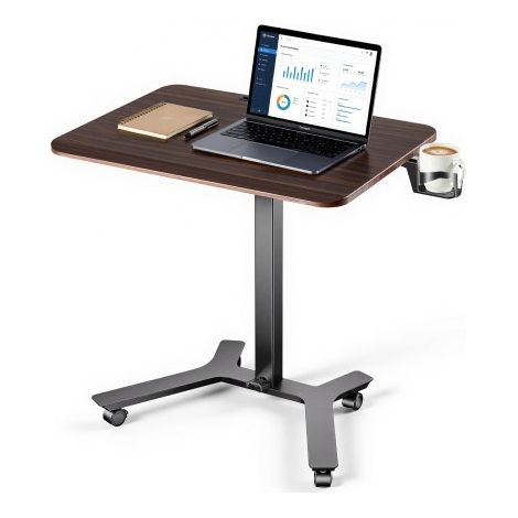 Bureau Assis-Debout, Bureau d'ordinateur moderne Hauteur Réglable 71.5x52cm Charge Max. 15 kg (1/3)