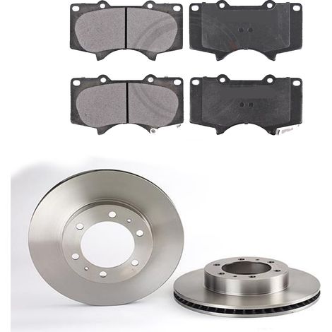 KIT FRENI ANTERIORI compatibile con TOYOTA FJ CRUISER (GSJ1) - DISCHI + PASTIGLIE OEM: P 83 102 / 18189 /SOSTITUZIONE DIRETTA/BASSA POLVERE/SILENZIOSO (1/5)