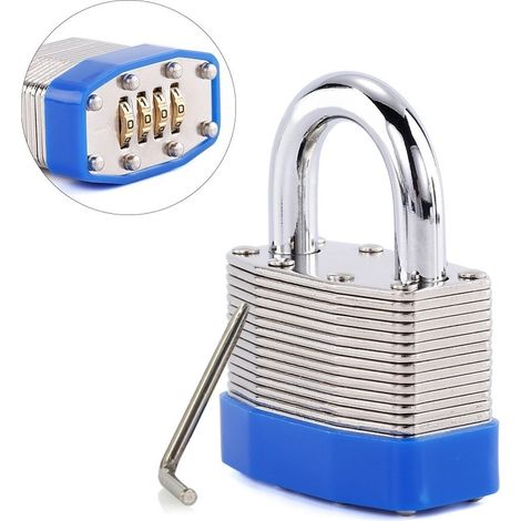 Coffret de rangement pour cadenas à combinaison antivol
