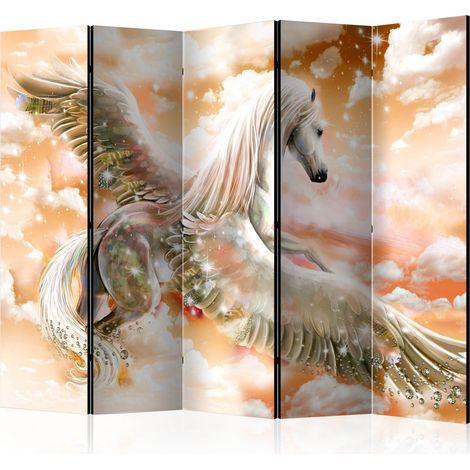 Paravento - Pegasus (Orange) II [Room Dividers] - 225x172 (1/4)
