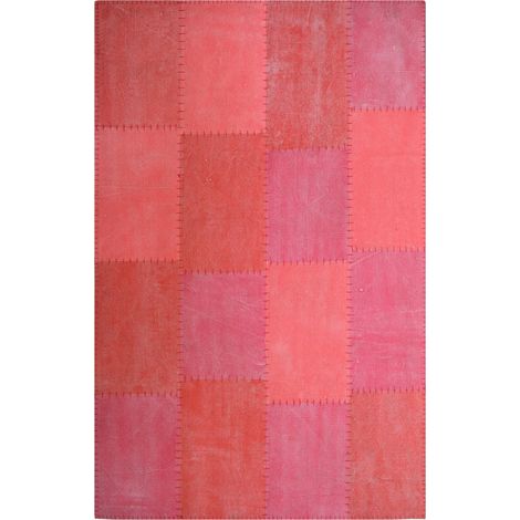 Tappeto Lyrical Patchwork Vintage Rosso e Multicolor (1/4)