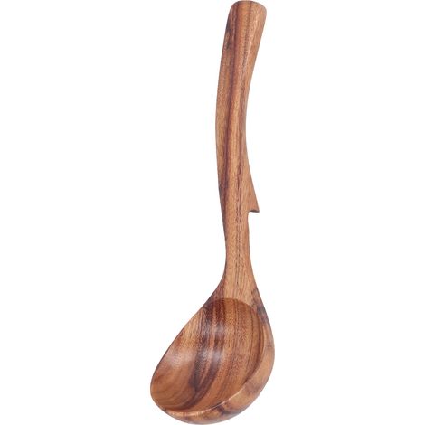 Cuillères en bois d'acacia, cuillères à porridge, vaisselle, ustensiles de cuisine pour la maison et les enfants (1/5)