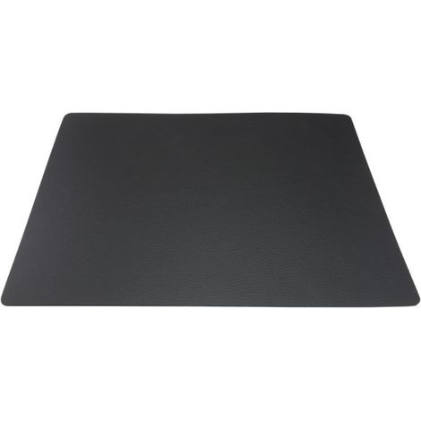 Set de table en cuir recyclé brut Leather noir - 450 x 330 x 2 mm - SECURIT (1/5)