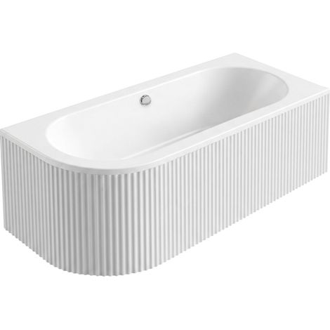 Vasca Bagno Rea Orion Stripe White 160 Right (1/5)