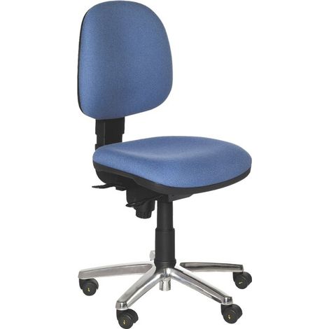 Stuhl Standardversion, grau Sitzhöhe von 400 bis 420 mm