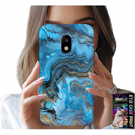 Custodia per Samsung Galaxy J5 2017 - custodia con motivo marmorizzato + pellicola (1/5)