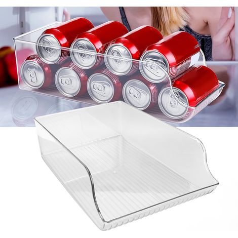 Organiseur de Canettes pour Frigo Plastique Grade Alimentaire Sans BPA Grand Format Multifonction Gain de Place Durable (1/5)