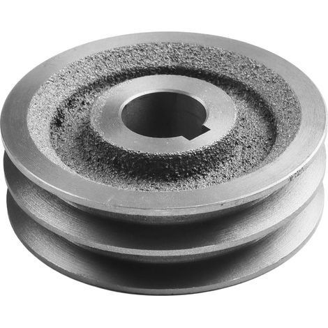 Poulie double rainure en fonte - 1 pièce - Style Type A - Transmission courroie trapézoïdale - Outils électriques moteurs - 94x31x24 mm (1/5)