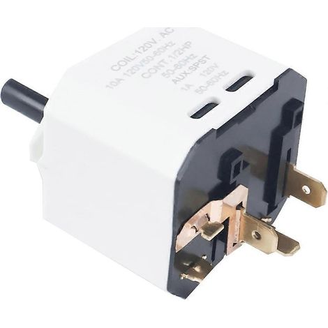 WP3398095 sèche-linge Push à Start Relay Switch compatible avec Admiral, Crosley, Estate, Inglis, Kenmore, Magic Chef, Maytag (1/5)