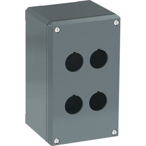 Boite à boutons Aluminium - 4 trous - IP66 - Perçage PE 1SFA170850R3004 ABB HW052019
