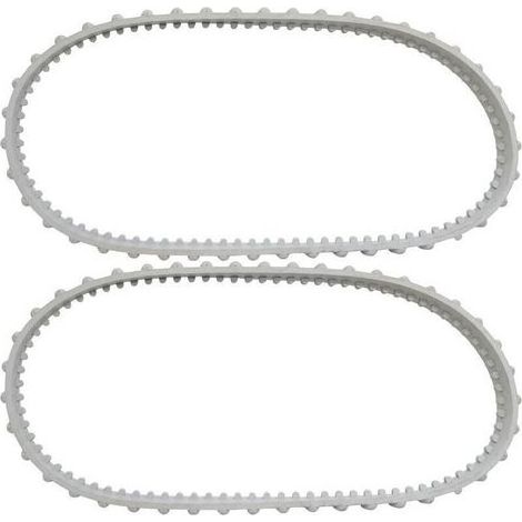 pair Lot de 2 courroies RCX23002 Aquavac Tiger Shark pour nettoyeur de piscine Hayward Aquavac Tiger Shark et ShakVac (longueur du rail 75 cm)- (1/4)