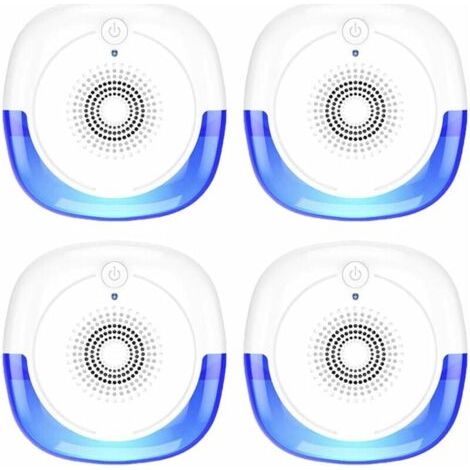 Répulsif Ultrasons Insectes Haute Puissance 4 Pcs Anti Rongeurs Electrique Appareil Ultrason Anti Antiparasitaire Répulsif Moustique Cafards Mouches Souris (1/5)