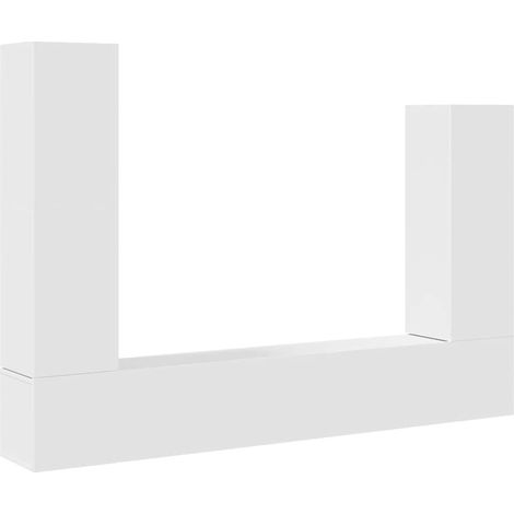 Maison Exclusive - Set de muebles para TV 4 piezas madera contrac
