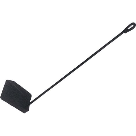 Raccoglitore per stufa a legna tondo nero 100x120x600 mm 9422
